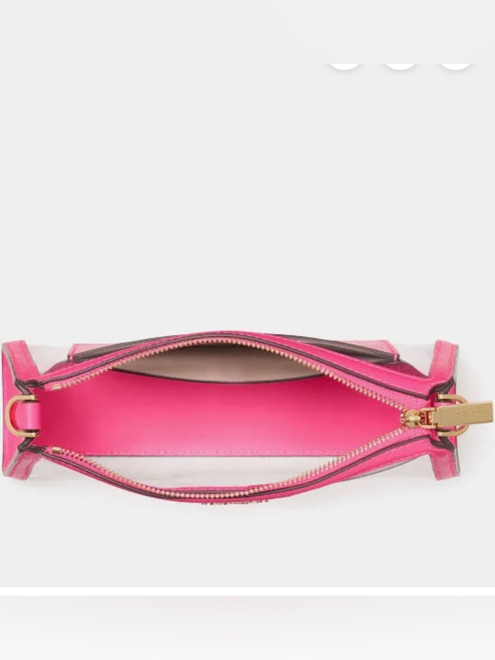 kate spade Hot Pink Clear Crossbody Bag with Gold Hardware - Picture 3 of 9